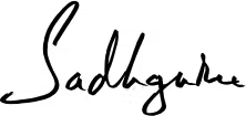 sadhguru signature sadhguru signature